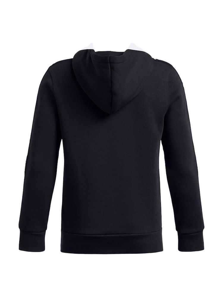 Under Armour Black Icon Taped Fleece Hoodie - Image 12 of 12 Under Armour Black Icon Taped Fleece Hoodie - Image 12 of 12