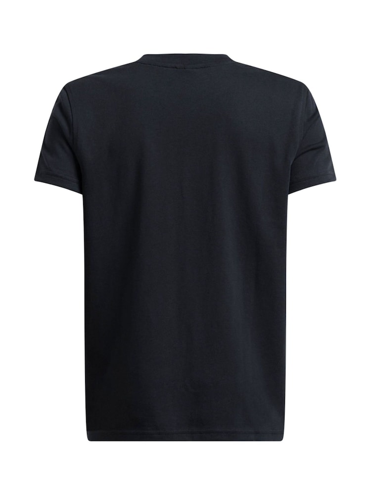Under Armour Black Sportstyle Taped Short Sleeve T-Shirt - Image 2 of 2