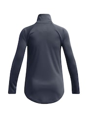 Under Armour Grey Tech Graphic 1/2 Zip Sweatshirt - Image 2 of 2