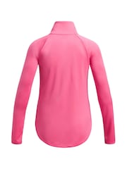 Under Armour Pink Tech Graphic 1/2 Zip Sweatshirt - Image 2 of 2