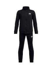 Negro - Under Armour Icon Knit Tracksuit - Imagen 1 de 2