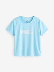 Under Armour Blue Tech Twist Logo Short Sleeve T-Shirt - Image 1 of 1