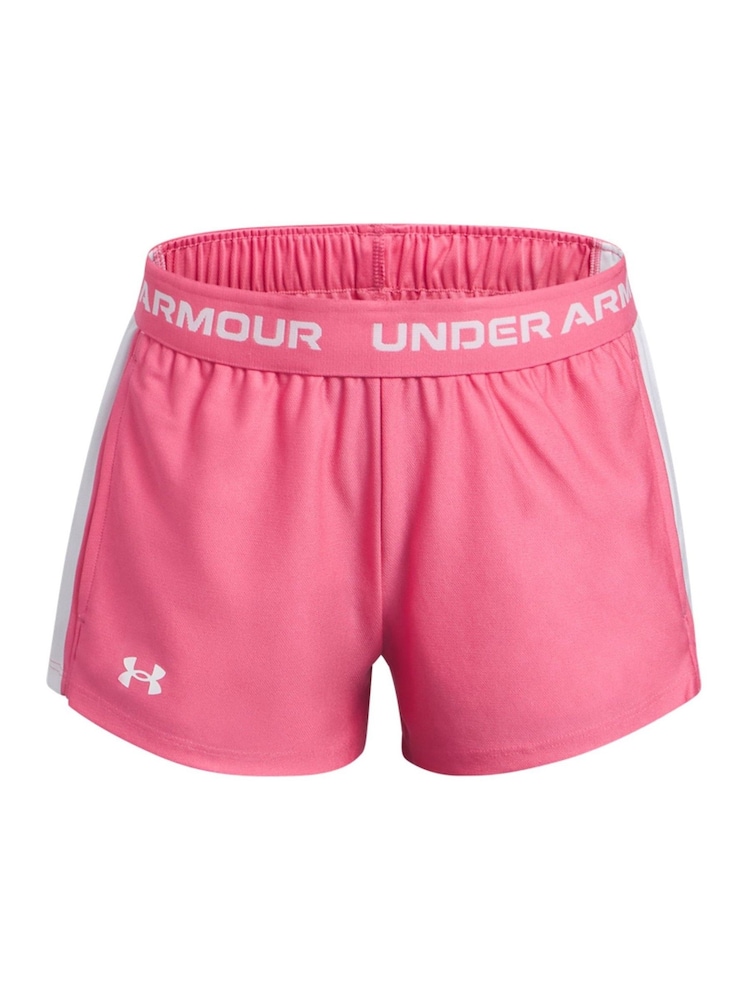 Under Armour Pink Tech Play Up Shorts - Image 1 of 2