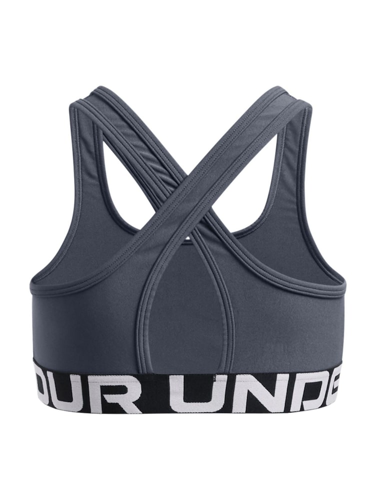 Under Armour Grey Crossback Bra - Image 2 of 2 Under Armour Grey Crossback Bra - Image 2 of 2