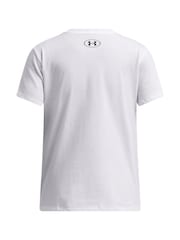 Under Armour White Short Sleeve Big Logo T-Shirt - Image 2 of 2
