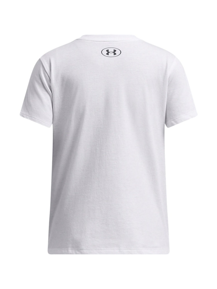 Under Armour White Short Sleeve Big Logo T-Shirt - Image 2 of 2