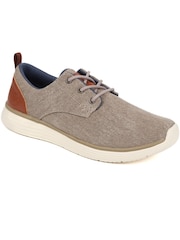 Pavers Taupe Casual Lace-Up Shoes - Image 1 of 5