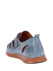 Pavers Blue Leather Fisherman Sandals - Image 3 of 5