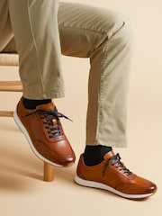 Светло-коричневый - кожаные кроссовки Jones Bootmaker Southend2 - Image 1 of 6