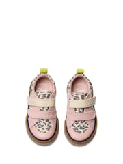 Clarks Cream Standard Fit (F) Foxing Vibe Toddler Canvas Shoes - Image 4 of 7
