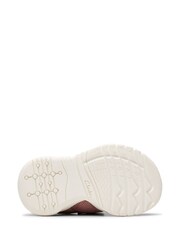 Clarks Pink Wide Fit (G) Toddler Wide Fit Feather Ath Trainers - Image 7 of 7