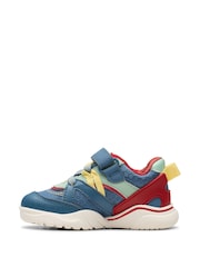 Clarks Blue Feather Pace Toddler Trainers - Image 2 of 7