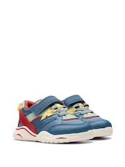 Clarks Blue Feather Pace Toddler Trainers - Image 4 of 7
