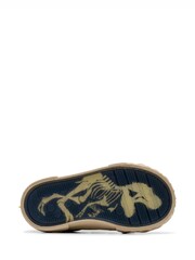 Clarks Grey Foxing Stomp Toddler Canvas Shoes - Image 7 of 7