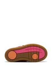 Clarks Pink Wide Fit (G) Disco Vibe Trainers - Image 7 of 7