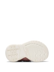 Clarks Pink Standard Fit (F) Toddler Wide Fit Feather Ath Trainers - Image 7 of 7