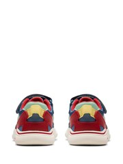 Clarks Blue Toddler Feather Pace Trainers - Image 6 of 7