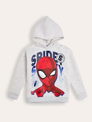 Brand Threads Grey Boys Spiderman Hoodie - Image 1 of 3