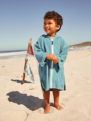 Blue Zip Through Towel (3mths-7yrs) - Image 2 of 3