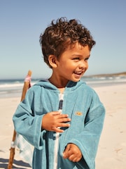 Blue Zip Through Towel (3mths-7yrs) - Image 3 of 3