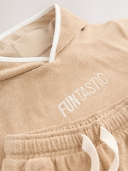 Taupe 100% Cotton Toweling Set (3mths-7yrs) - Image 10 of 10