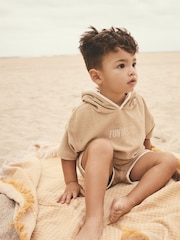 Taupe 100% Cotton Toweling Set (3mths-7yrs) - Image 2 of 10