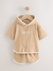Taupe 100% Cotton Toweling Set (3mths-7yrs) - Image 6 of 10
