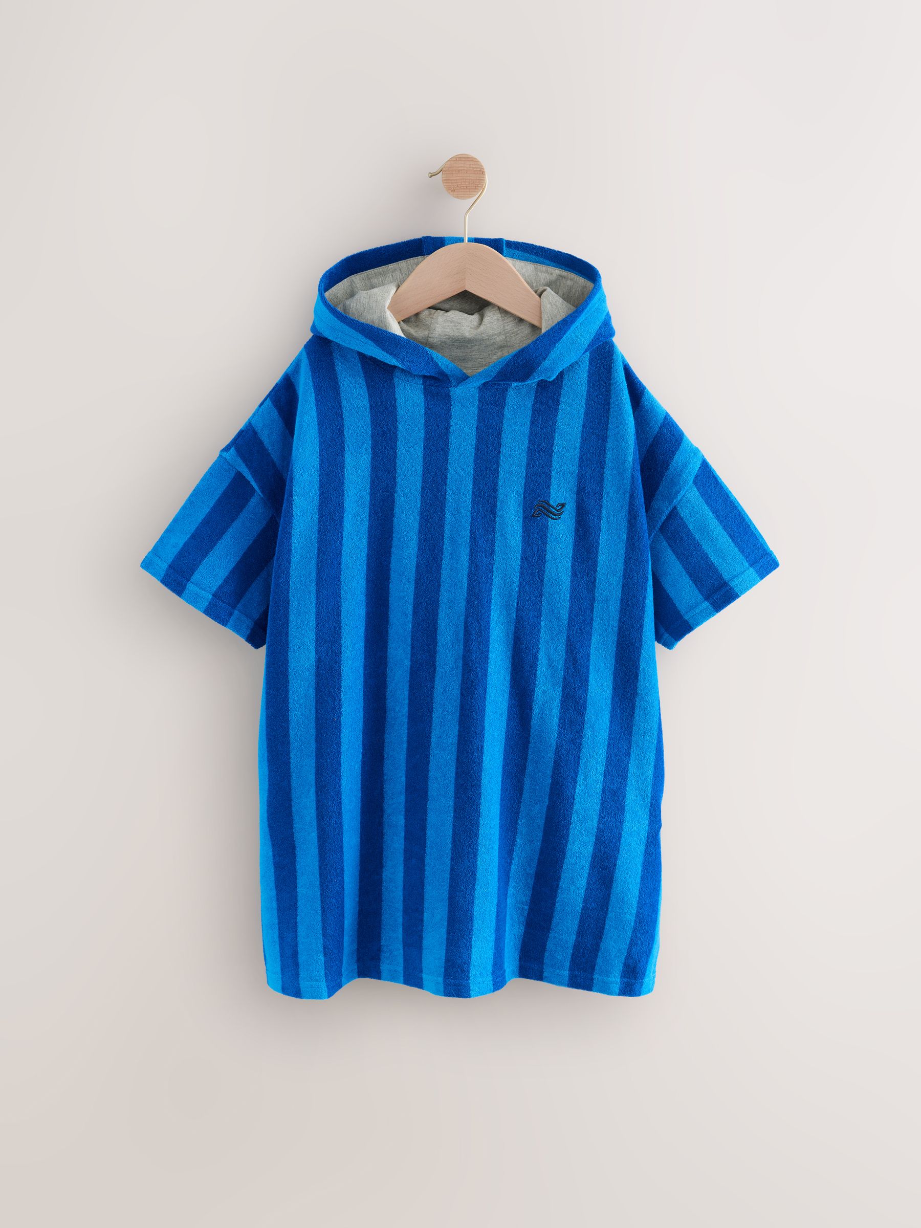Buy Blue Poncho Towel (3-16yrs) from Next USA
