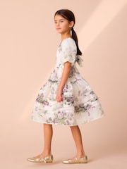 Laura Ashley Blush Pink Rosemore Organza Pintuck Prom Dress - Image 11 of 16