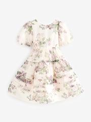 Laura Ashley Blush Pink Rosemore Organza Pintuck Prom Dress - Image 13 of 16
