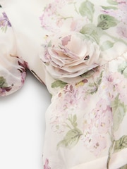 Laura Ashley Blush Pink Rosemore Organza Pintuck Prom Dress - Image 15 of 16
