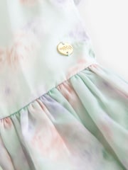 فستان أورجانزا بحواف مُزيّنة بطبعة زهور مستوحاة من حديقة ورد من Laura Ashley - صورة 19 من 19