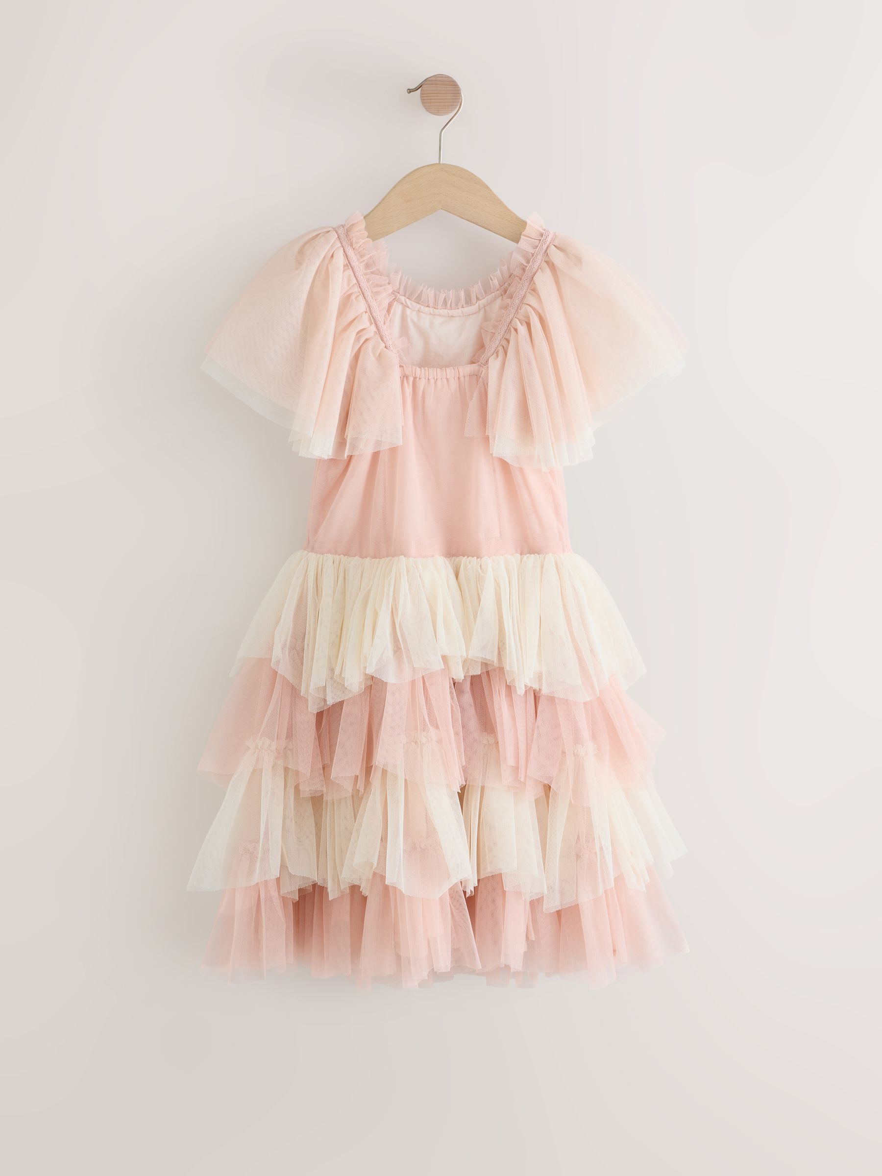 Robe Fille Laura Ashley Imprimé Papillons Et Rayures - Taille 5 - Occasion Très Bon état