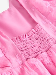 Laura Ashley Pink Embroidered Flower Dress - Image 13 of 13