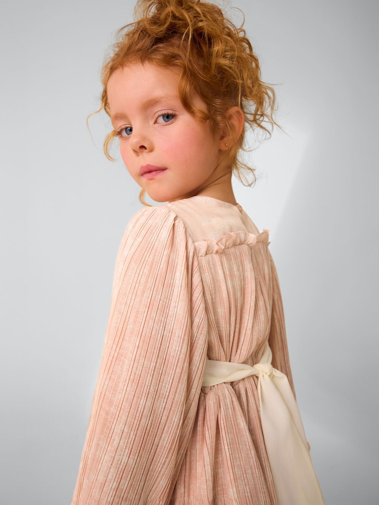 فستان مناسبات بطيات مع كورساج من Laura Ashley - Image 4 of 8