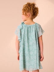 Laura Ashley Sage Green Arlo Ruffle A Line Dress - Image 2 of 12