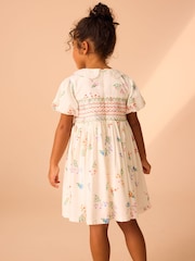 Laura Ashley Multi Bright Wishford Floral Print Cotton Prom Dress - Image 2 of 5