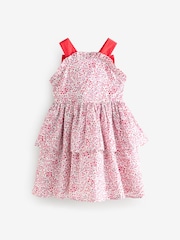 Laura Ashley Pini Printed Prom 100% Cotton Dress - Imagen 5 de 8