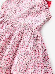 Laura Ashley Pini Printed Prom 100% Cotton Dress - Imagen 7 de 8