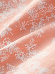 Laura Ashley Peach Pink Arlo Broderie Blouse and Floral Skirt Set - Image 10 of 10