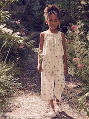 Conjunto de top y pantalón con estampado floral de Laura Ashley - Imagen 1 de 7