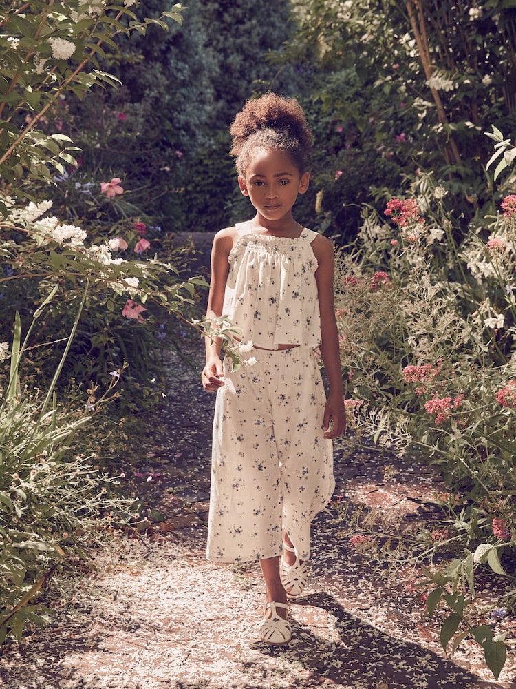 Laura Ashley Ditsy Floral Top and Trousers Set - Image 3 of 7