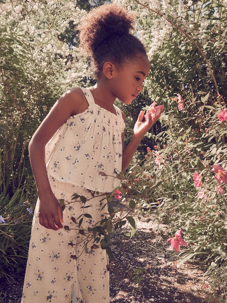 Laura Ashley Ditsy Floral Top and Trousers Set - Image 4 of 7
