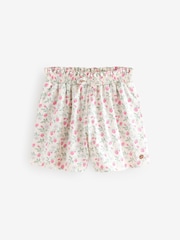 Laura Ashley Red/Pink 100% Cotton Jersey Shorts 3 Pack - Image 3 of 6