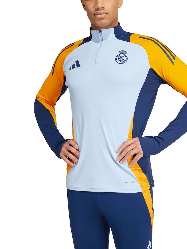 adidas Blue Real Madrid Training Top - Image 1 of 2