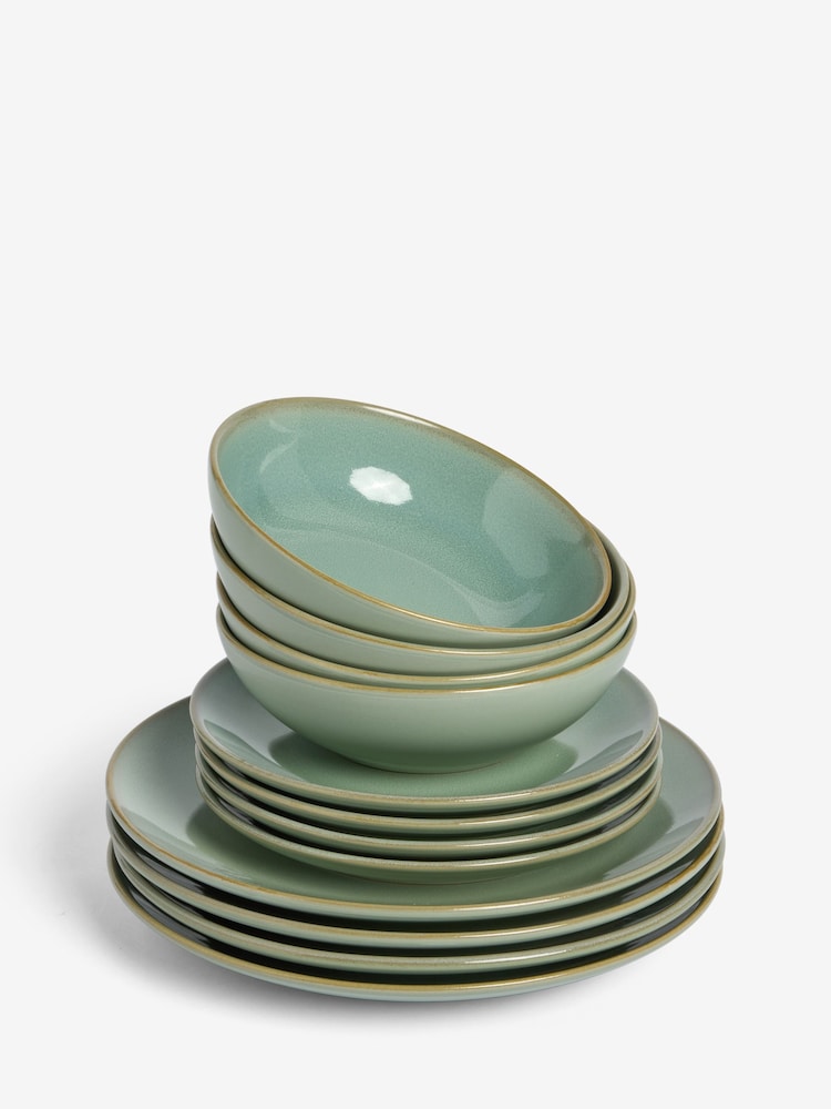 Set of 4 Sage Green Hampton Side Plates - Image 5 of 5