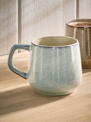Set of 4 Natural Reactive Glaze Mugs - Image 2 of 4