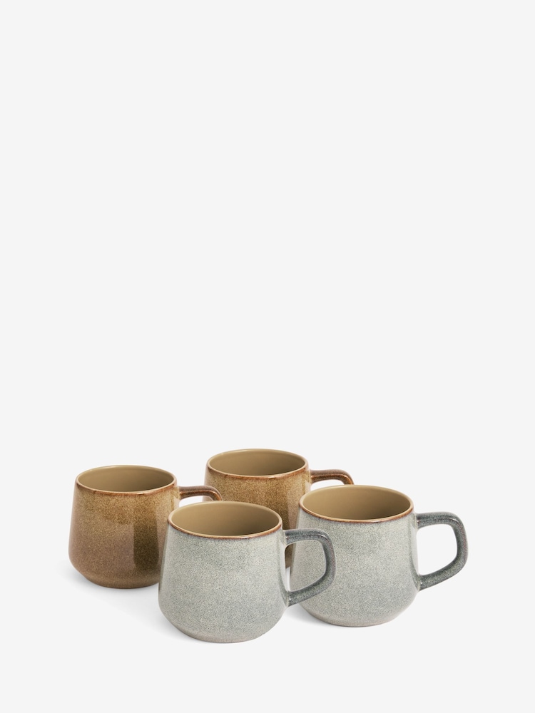 Becher mit reaktiver Glasur, 4er-Set - Bild 4 von 4 Becher mit reaktiver Glasur, 4er-Set - Bild 4 von 4