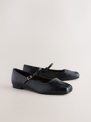 Black Standard Fit Forever Comfort® Square Toe Mary Jane Shoes - Image 5 of 8