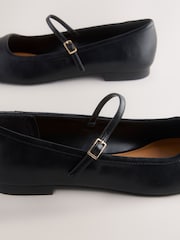 Black Standard Fit Forever Comfort® Square Toe Mary Jane Shoes - Image 7 of 8